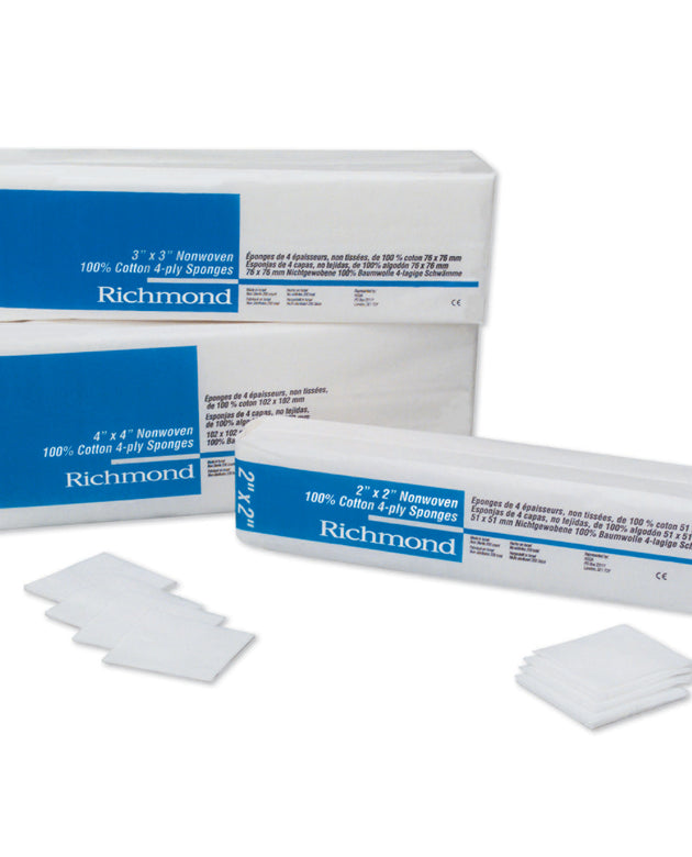 RICHMOND COTTON NON-WOVEN SPONGES