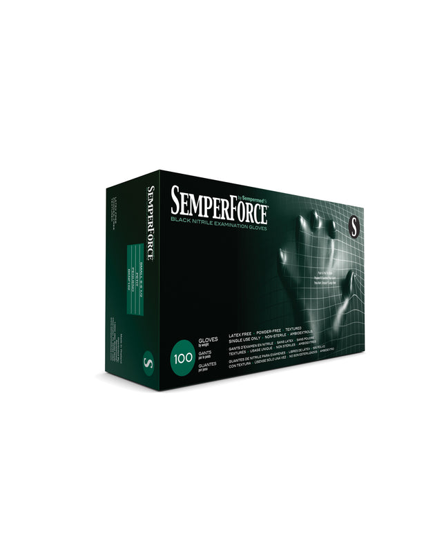 SEMPERMED SEMPERFORCE NITRILE EXAM POWDER FREE TEXTURED GLOVE