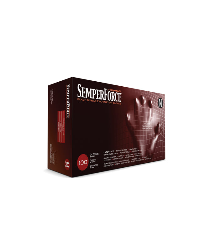 SEMPERMED SEMPERFORCE NITRILE EXAM POWDER FREE TEXTURED GLOVE