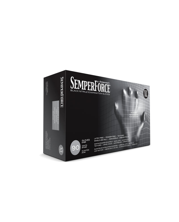 SEMPERMED SEMPERFORCE NITRILE EXAM POWDER FREE TEXTURED GLOVE