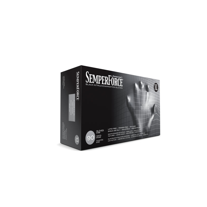 SEMPERMED SEMPERFORCE NITRILE EXAM POWDER FREE TEXTURED GLOVE