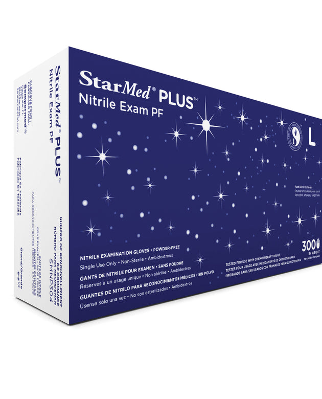 SEMPERMED STARMED PLUS NITRILE EXAM GLOVE