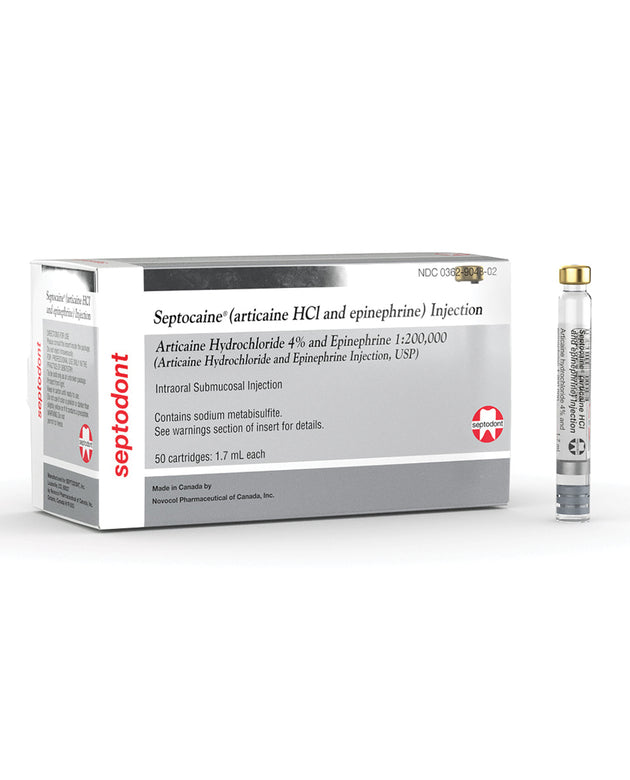 SEPTODONT SEPTOCAINE ANESTHETIC