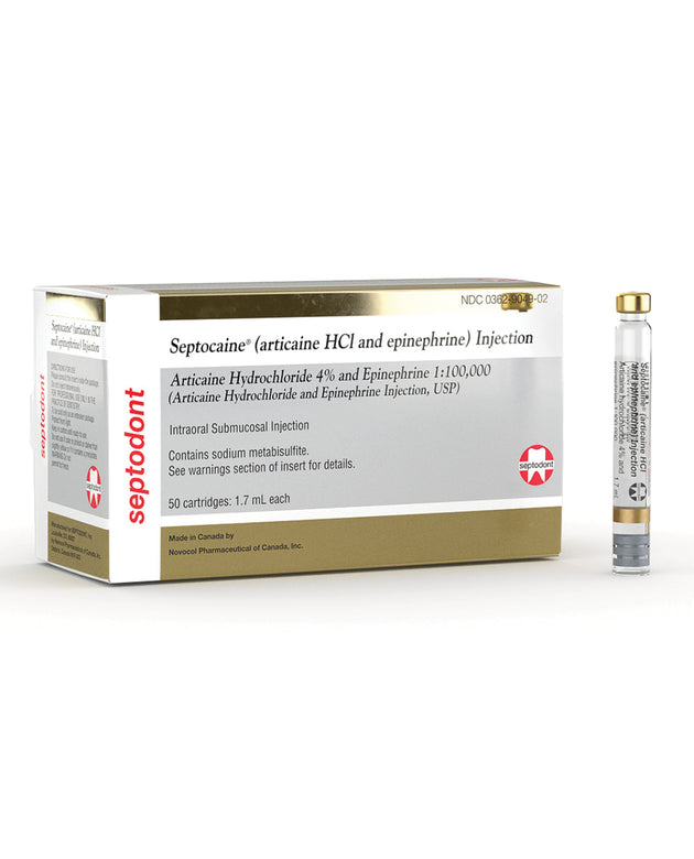 SEPTODONT SEPTOCAINE ANESTHETIC