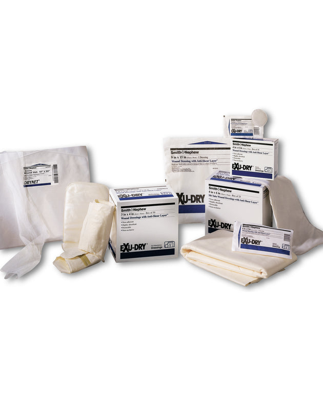 SMITH & NEPHEW EXU-DRY® WOUND DRESSINGS & GARMENTS
