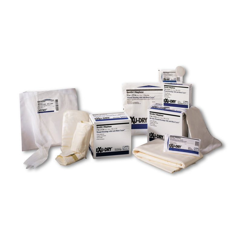 SMITH & NEPHEW EXU-DRY® WOUND DRESSINGS & GARMENTS