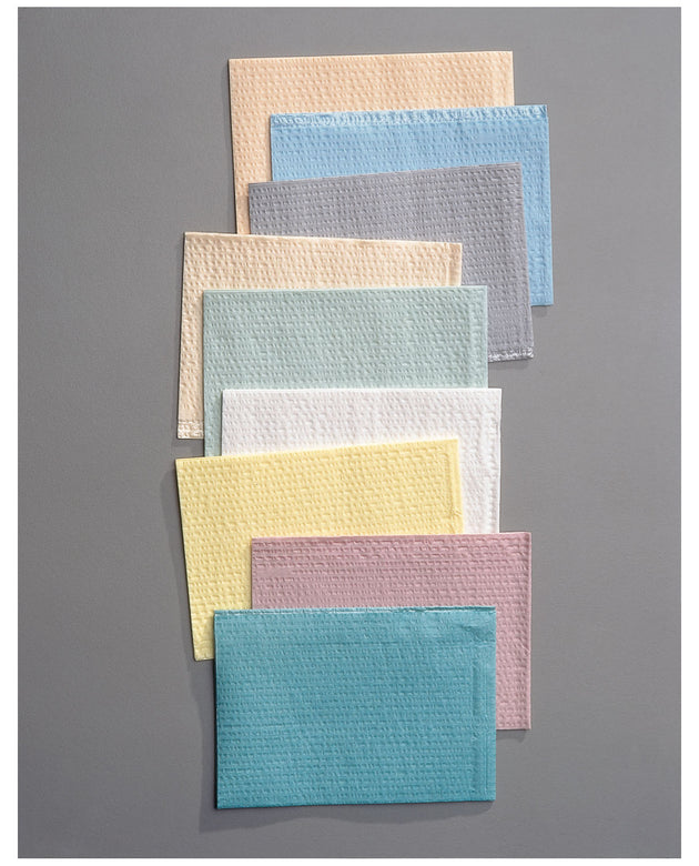 TIDI 2-PLY TISSUE/POLY TOWEL & BIB
