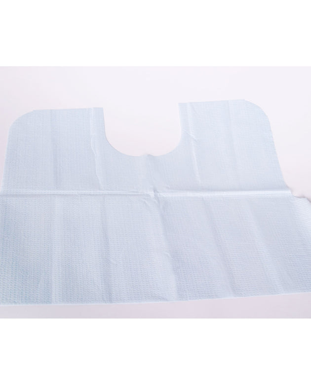 TIDI 3-PLY TISSUE/POLY CONTOUR BIB