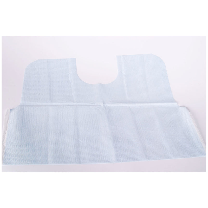 TIDI 3-PLY TISSUE/POLY CONTOUR BIB