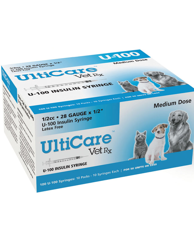 ULTIMED ULTRICARE VETRX DIABETES CARE INSULIN SYRINGES