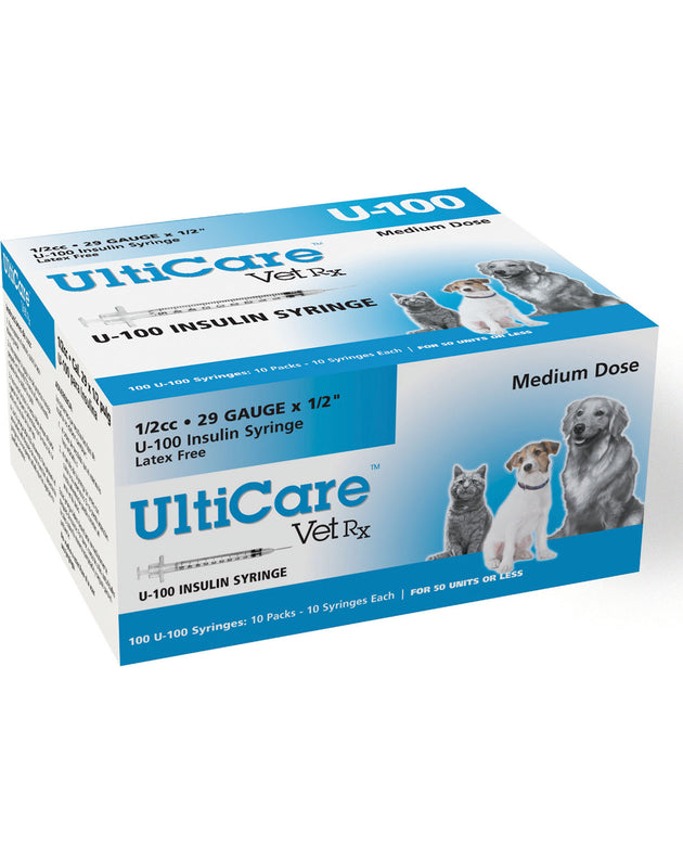 ULTIMED ULTRICARE VETRX DIABETES CARE INSULIN SYRINGES