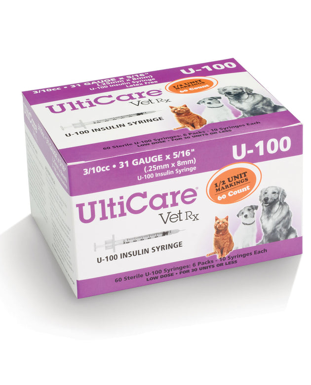 ULTIMED ULTRICARE VETRX DIABETES CARE INSULIN SYRINGES