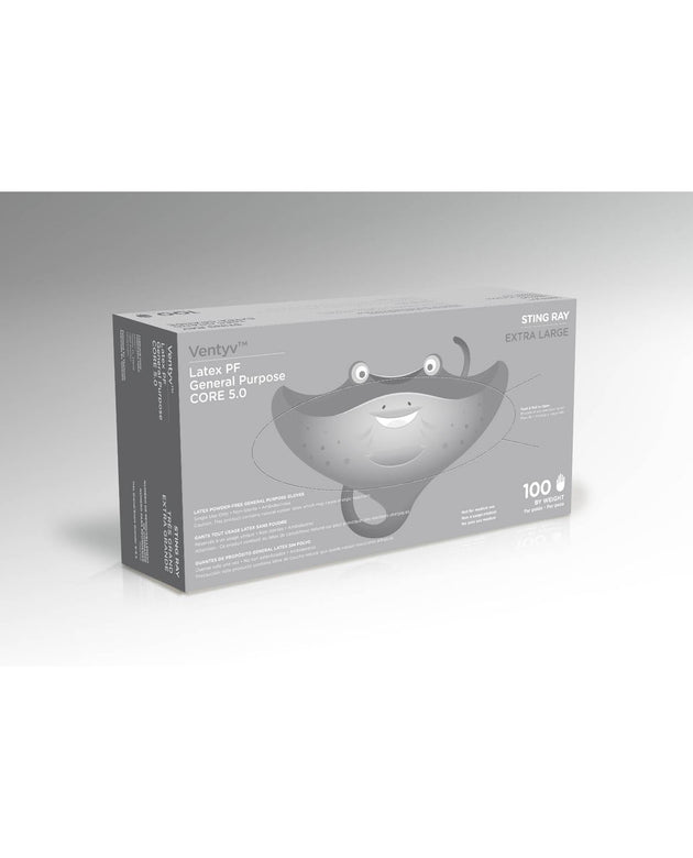 VENTYV CORE 5.0 LATEX GENERAL PURPOSE GLOVES (STINGRAY)
