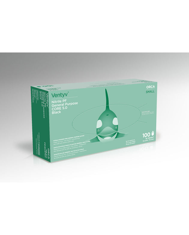 VENTYV CORE 5.0 NITRILE GENERAL PURPOSE GLOVES (ORCA)
