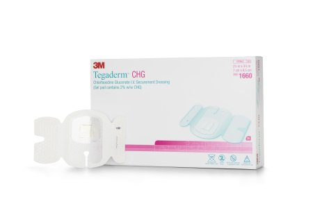 3M™ TEGADERM™ CHG CHLORHEXIDINE GLUCONATE IV SECUREMENT DRESSING