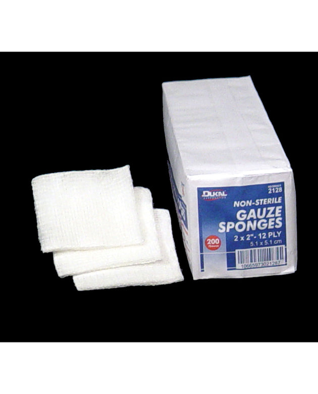 DUKAL WOVEN COTTON GAUZE SPONGES