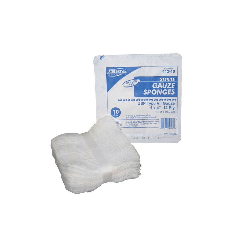 DUKAL WOVEN COTTON GAUZE SPONGES