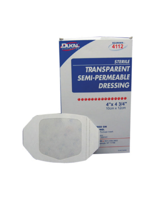 DUKAL TRANSPARENT SEMI-PERMEABLE DRESSINGS