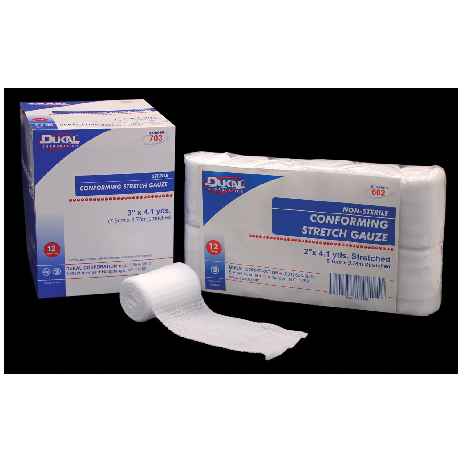 DUKAL CONFORMING STRETCH GAUZE