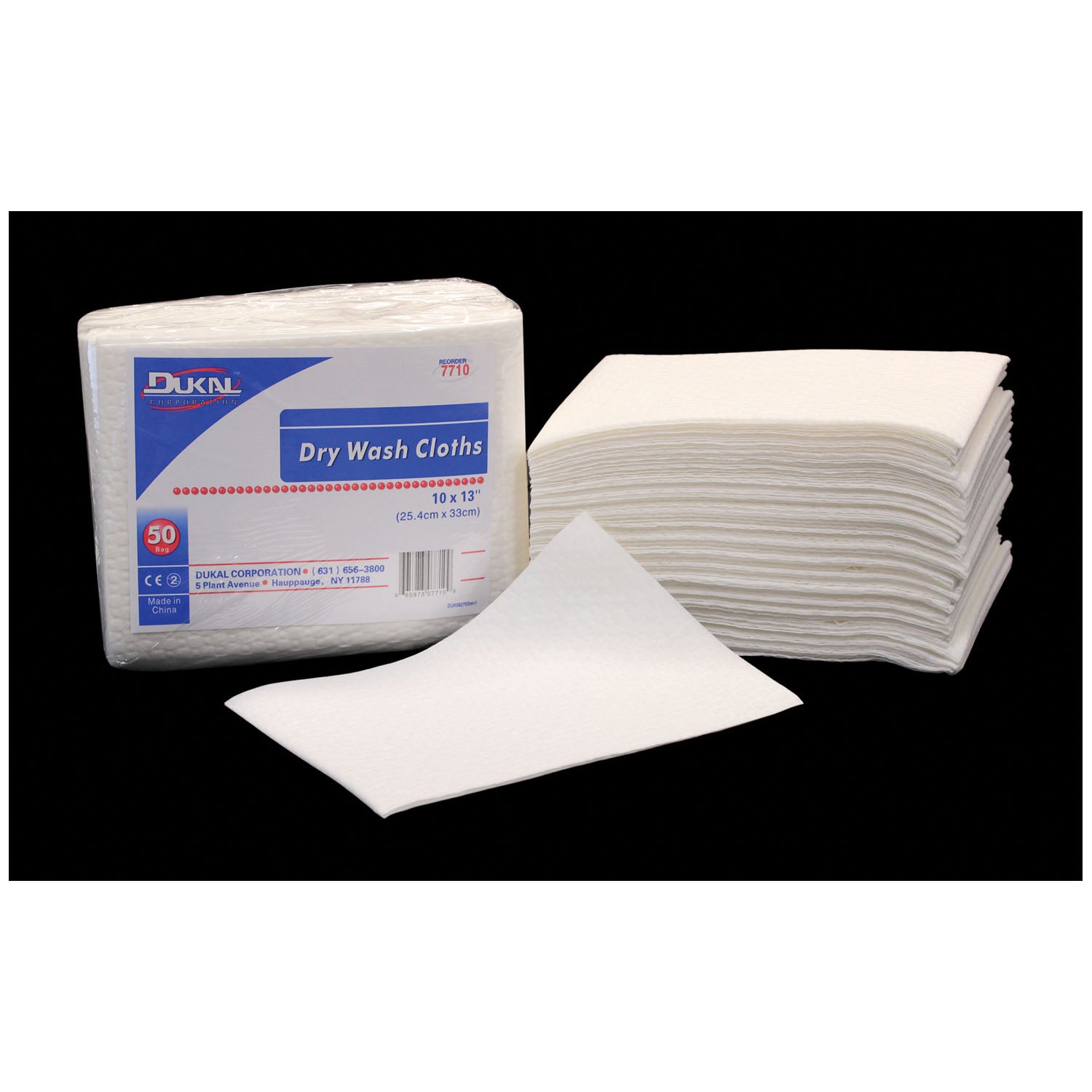 DUKAL DRY WASH CLOTHS