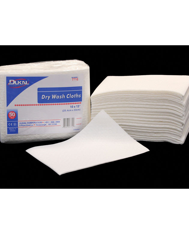 DUKAL DRY WASH CLOTHS