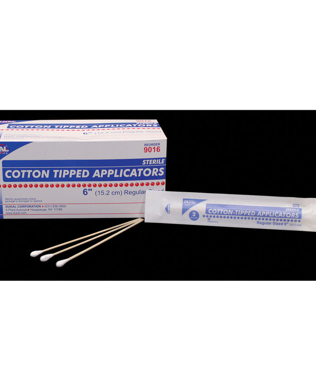 DUKAL COTTON TIPPED APPLICATORS