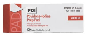 PDI PVP  IODINE PREP PAD