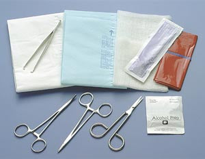 BUSSE DELUXE FACIAL WOUND CLOSURE INSTRUMENT TRAY