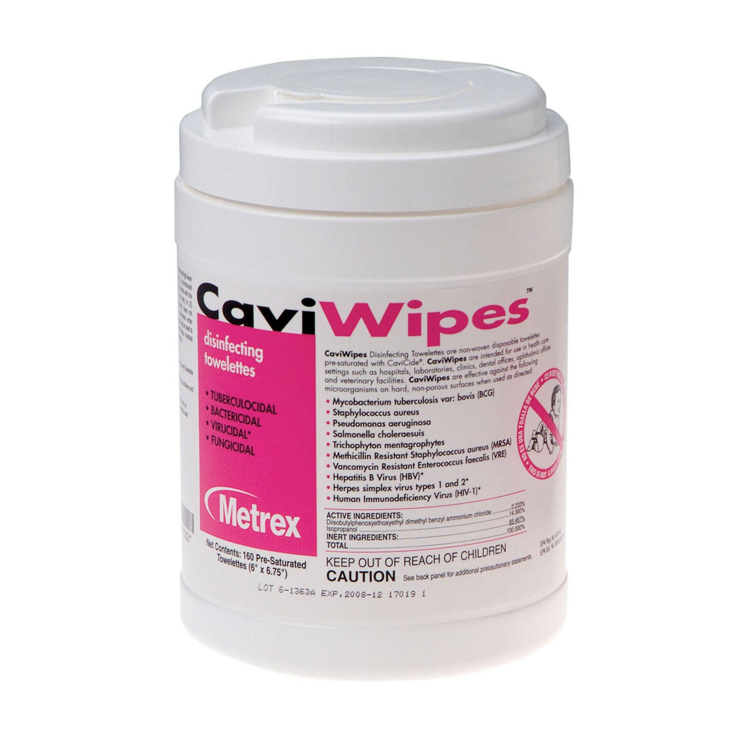 METREX CAVIWIPES™ DISINFECTING TOWELETTES