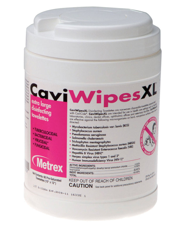 METREX CAVIWIPES™ DISINFECTING TOWELETTES