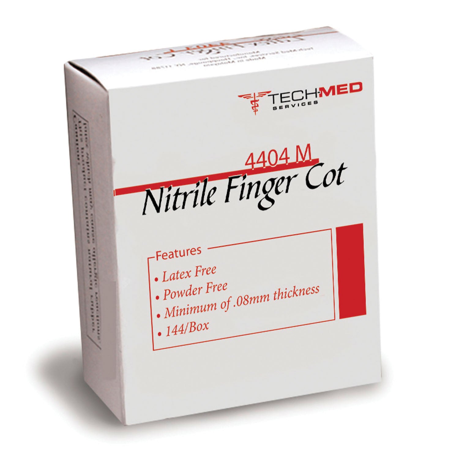 TECH-MED NITRILE FINGER COTS