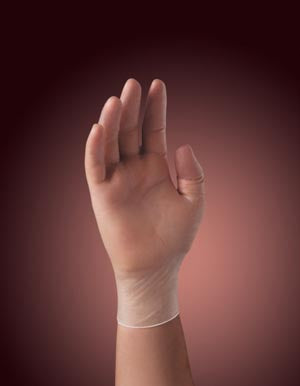 HALYARD SYNTHETIC VINYL GLOVES - POWDER FREE