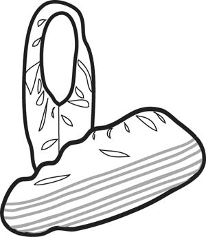 HALYARD HEAVY-DUTY SHOE COVER