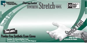 INNOVATIVE DERMASSIST® STRETCH VINYL EXAM GLOVES