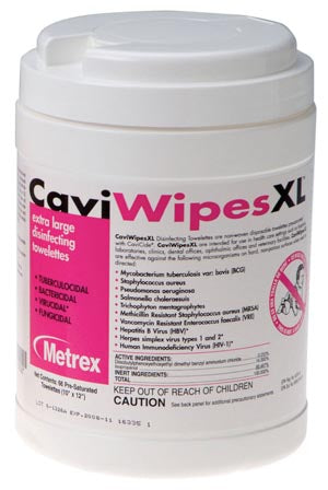METREX CAVIWIPES™ DISINFECTING TOWELETTES
