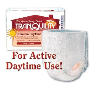 PRINCIPLE BUSINESS TRANQUILITY® PREMIUM DAYTIME™ DISPOSABLE ABSORBENT UNDERWEAR