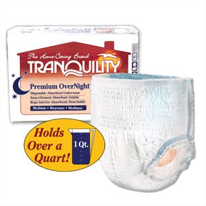 PRINCIPLE BUSINESS TRANQUILITY® PREMIUM OVERNIGHT™ DISPOSABLE ABSORBENT UNDERWEAR