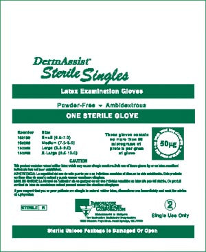 INNOVATIVE DERMASSIST® POWDER-FREE STERILE LATEX EXAM GLOVES