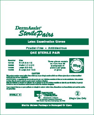 INNOVATIVE DERMASSIST® POWDER-FREE STERILE LATEX EXAM GLOVES