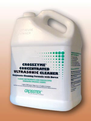 CROSSTEX CROSSZYME® ENZYMATIC PRESOAK & ULTRASONIC CLEANER/DETERGENT