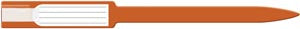 MEDICAL ID SOLUTIONS 10" SELF ADHESION INSERT WRISTBANDS - SOFT VINYL