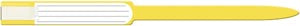 MEDICAL ID SOLUTIONS 12" SELF ADHESION INSERT WRISTBANDS - SOFT VINYL