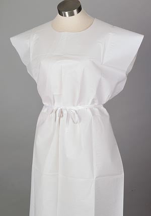 TIDI TISSUE POLY TISSUE PATIENT GOWN