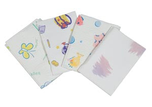 TIDI 2-PLY TISSUE/POLY TOWEL & BIB