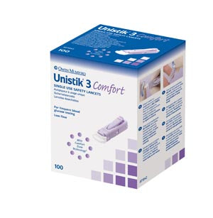 OWEN MUMFORD UNISTIK® 3 PRE-SET SINGLE USE SAFETY LANCETS