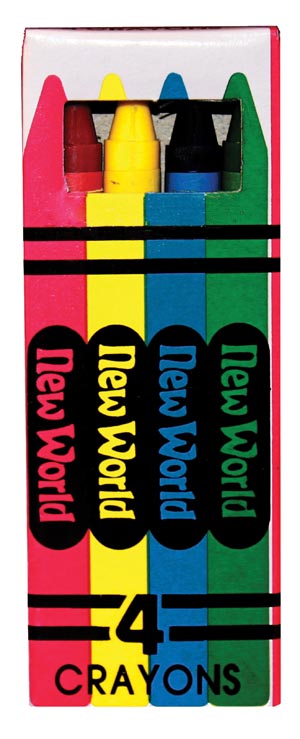 NEW WORLD IMPORTS CRAYONS & COLORING BOOK