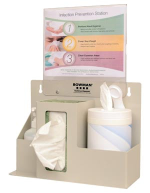 BOWMAN INFECTION PREVENTION ORGANIZER/STATION