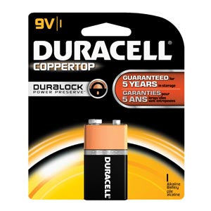 DURACELL® COPPERTOP® ALKALINE RETAIL BATTERY WITH DURALOCK POWER PRESERVE™ TECHNOLOGY