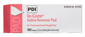 PDI IO-GONE® IODINE REMOVER PAD