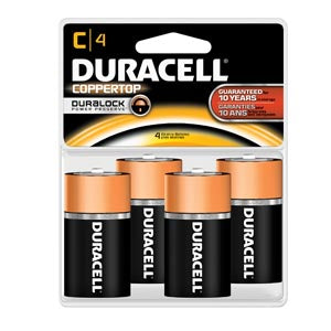 DURACELL® COPPERTOP® ALKALINE RETAIL BATTERY WITH DURALOCK POWER PRESERVE™ TECHNOLOGY